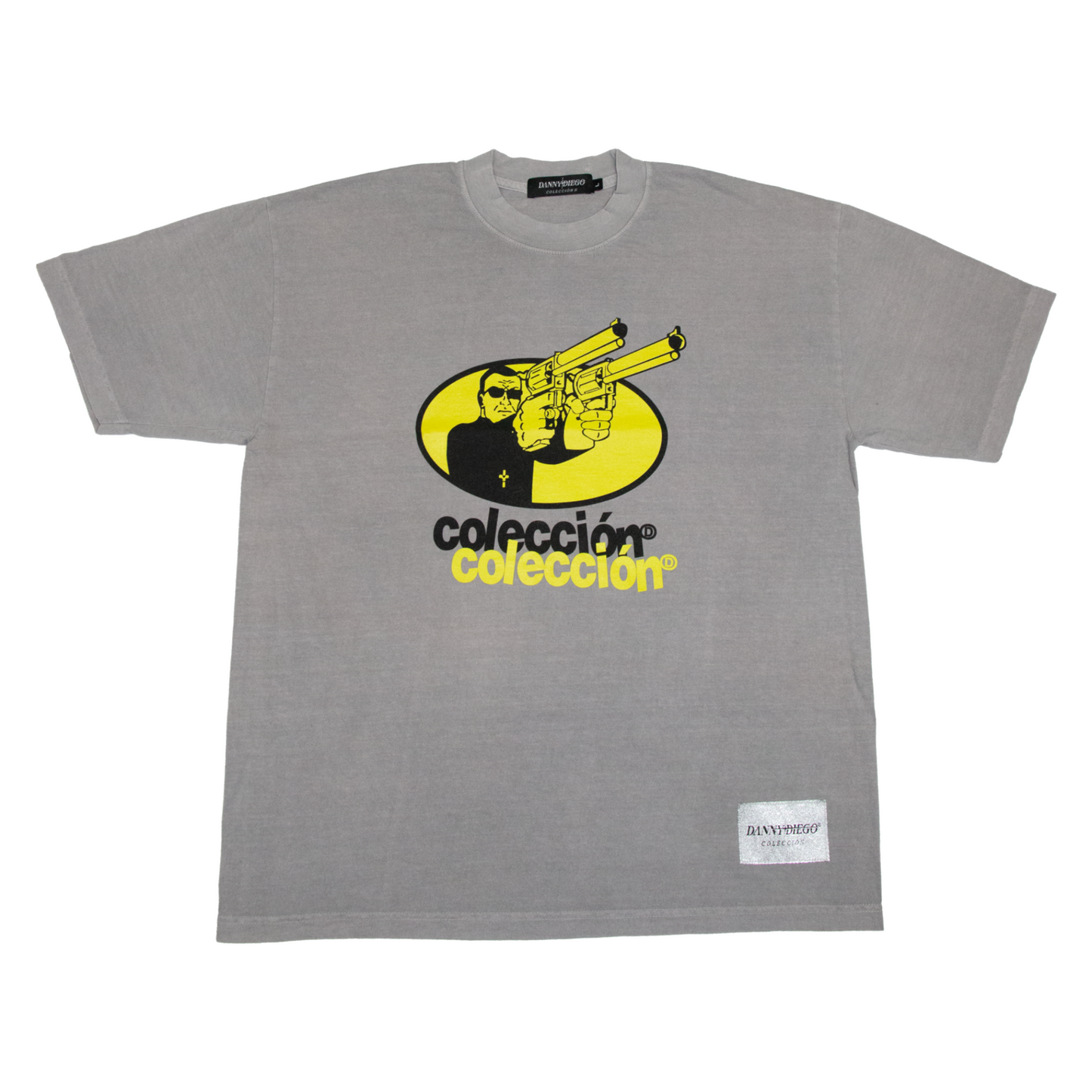 VAYA CON DIOS DARK SILVER TEE BY DANNY DIEGO