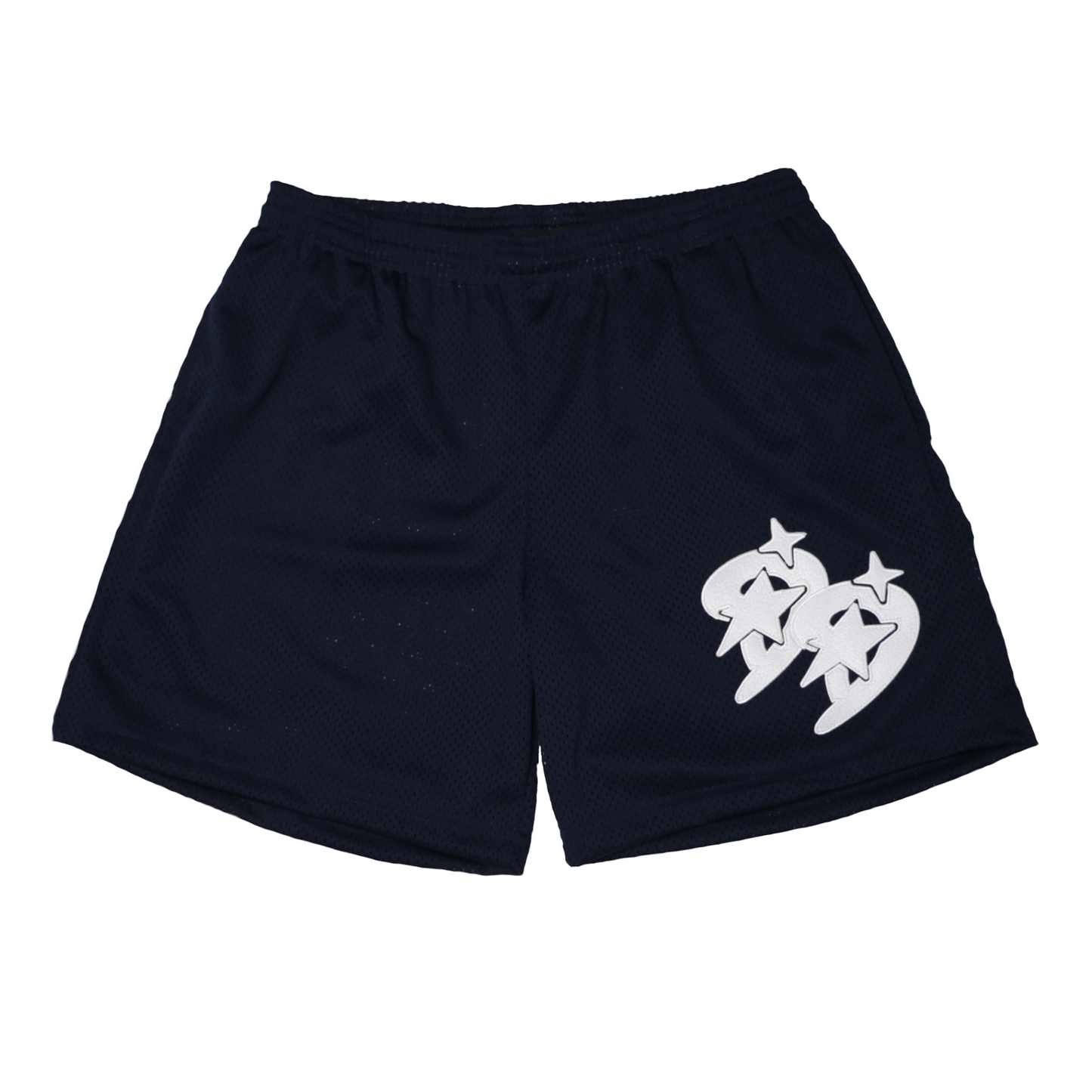 DANNY DIEGO COLECCIÓN NAVY BLUE DOUBLE D-STAR MESH SHORTS